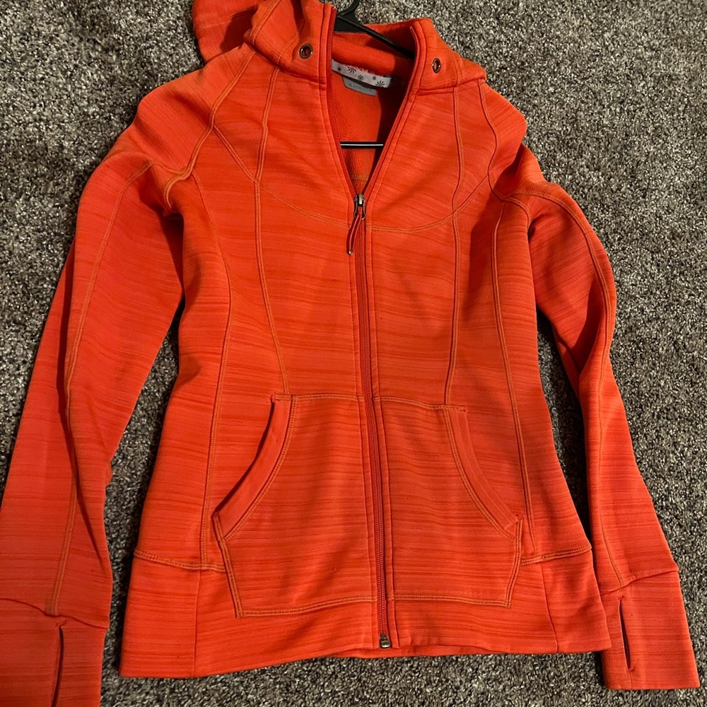 Athleta burnt orange woman’s hoodie size small
